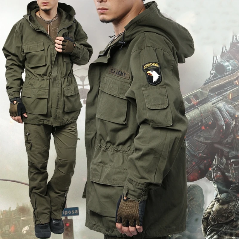 Winter Clothing Work - US Military Fleece Tactical Windbreaker Jacket