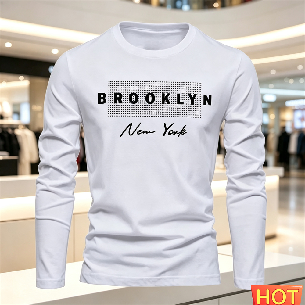 Winter Clothing Hoodie - Bawełniana, wygodna męska koszulka z długim