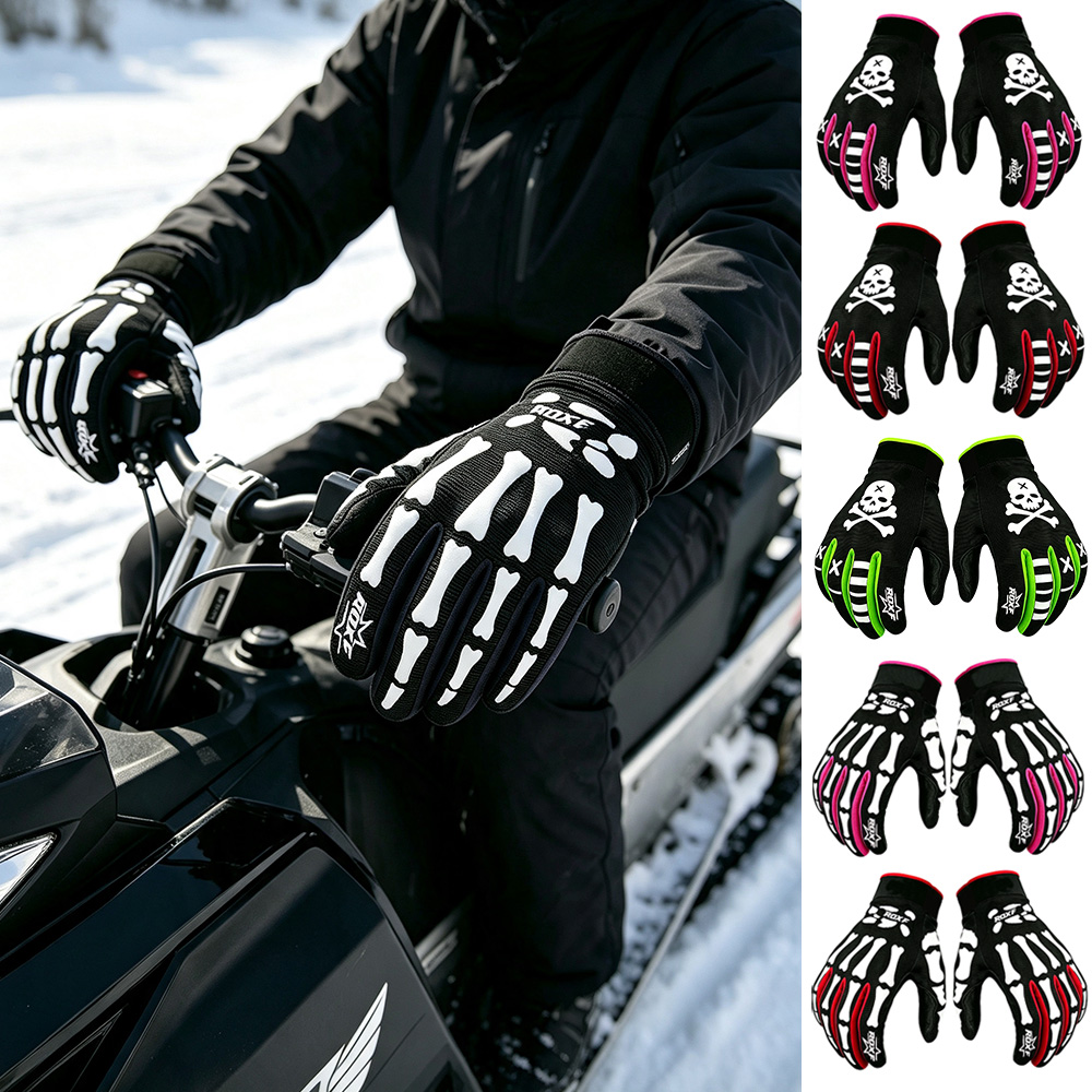 Knit Glove Touch Screen - Rękawice ochronne antypoślizgowe do skuterów śnieżnych,