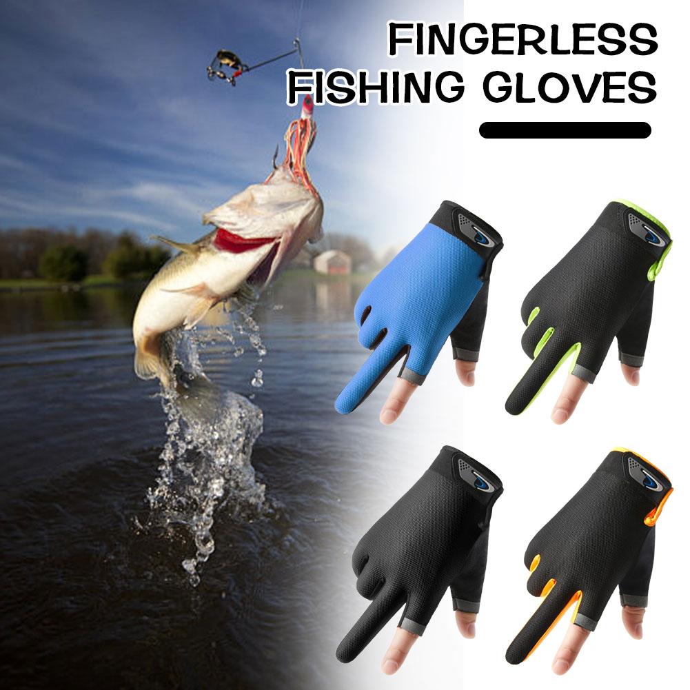 Knit Glove Touch Screen - Letnie rękawice wędkarskie z dwoma odkrytymi