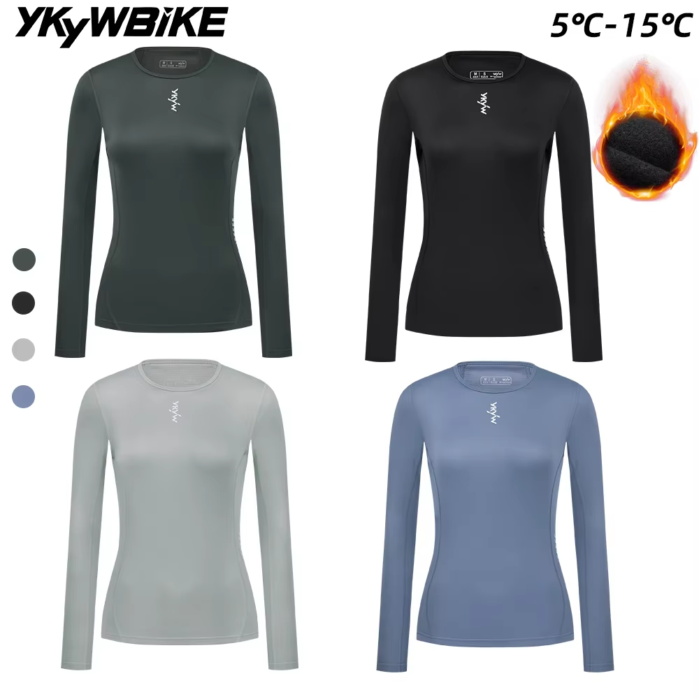 Winter Clothing Layers - YKYWBIKE Damska Koszulka Podkolarska Zimowa Jesienna