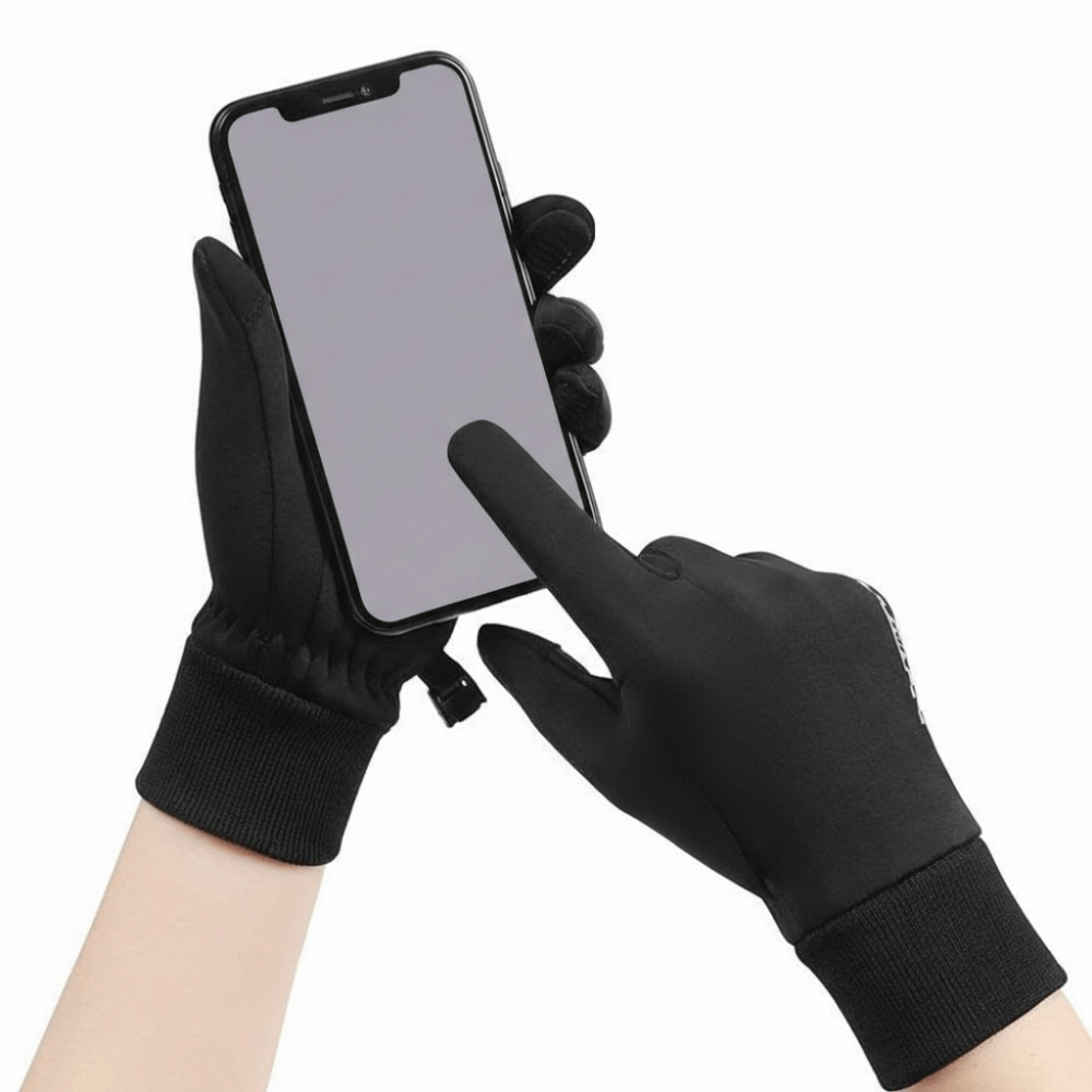 Knit Glove Touch Screen - Antypoślizgowe zimowe rękawiczki rowerowe dla dzieci,
