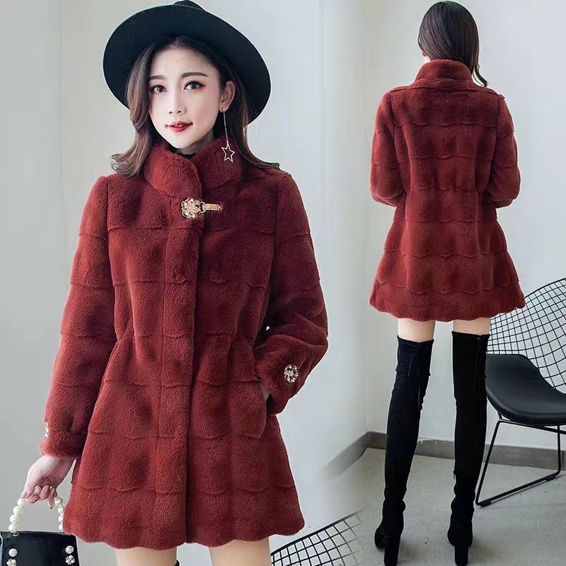 Damskie płaszcze ze sztucznego – Winter Clothing Work recenzja i cena