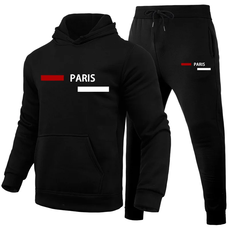 Męski dres sportowy, modny, ca – Winter Clothing Hoodie recenzja i cena