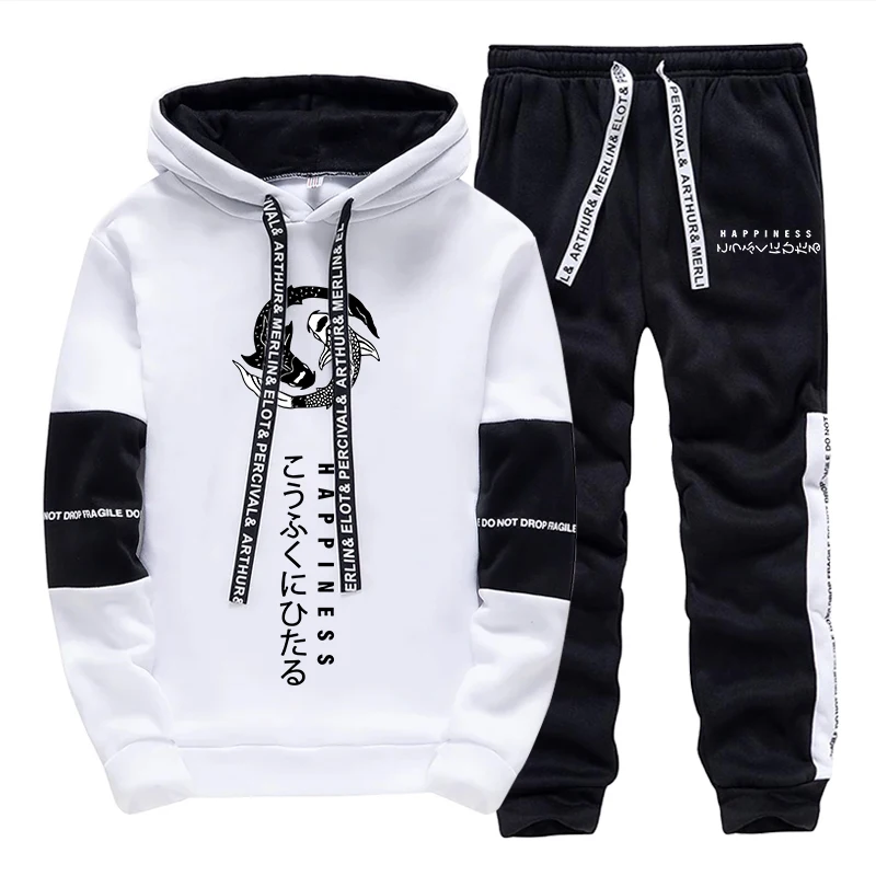 Męski dres sportowy z nadrukie – Winter Clothing Hoodie recenzja i cena