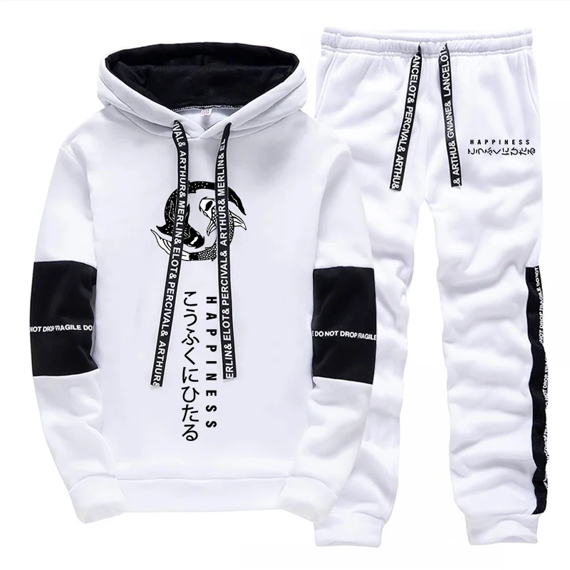 Męski dres sportowy z nadrukie – Winter Clothing Hoodie recenzja i cena