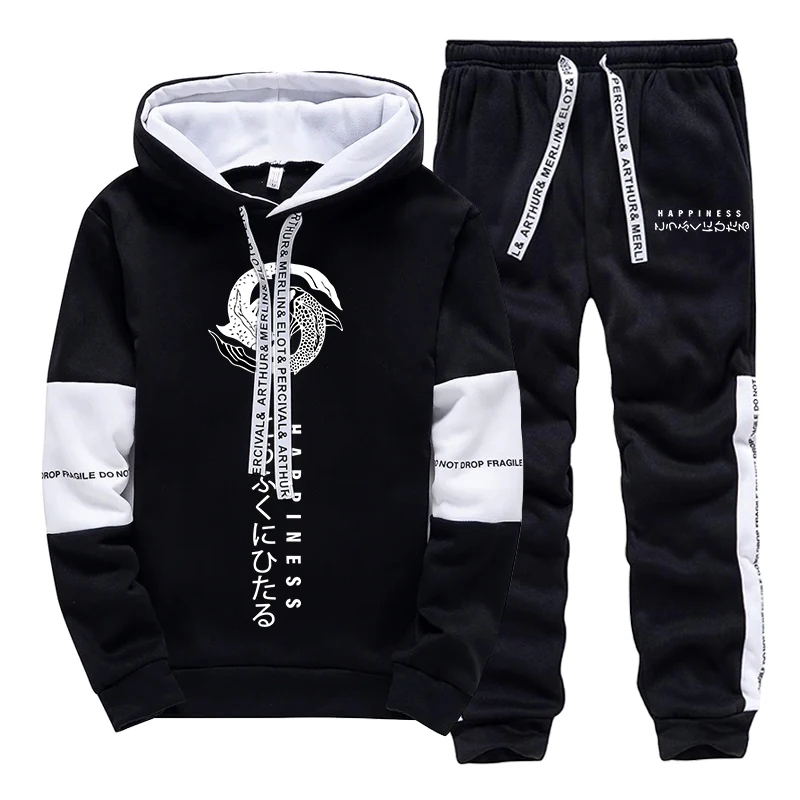 Męski dres sportowy z nadrukie – Winter Clothing Hoodie recenzja i cena