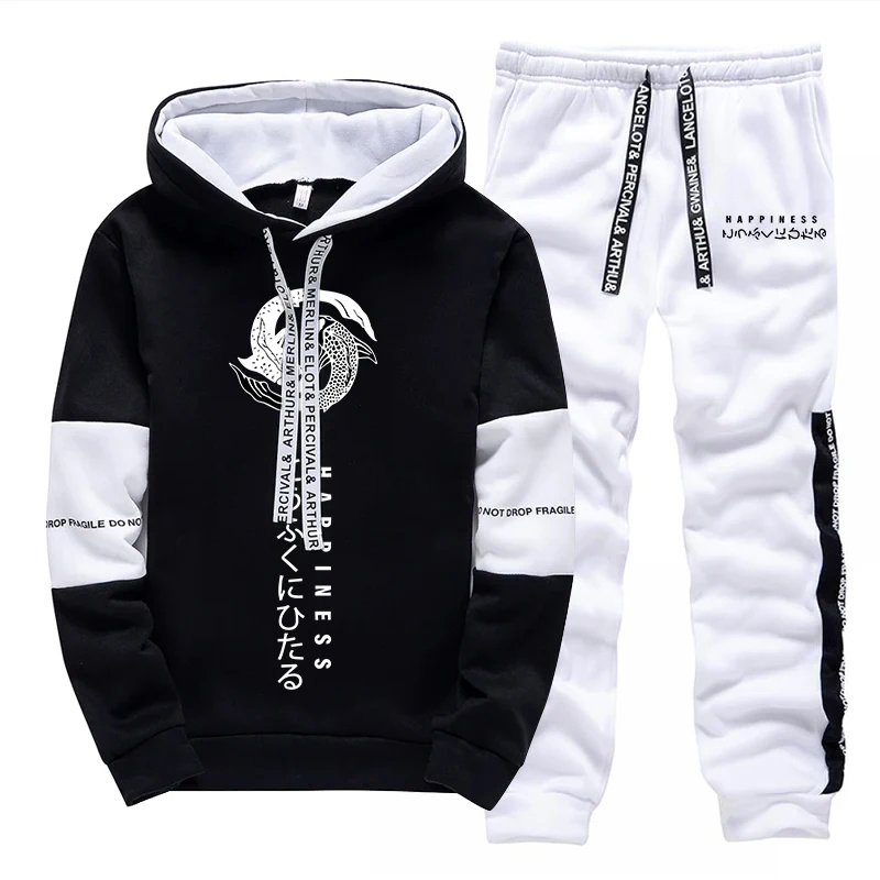 Męski dres sportowy z nadrukie – Winter Clothing Hoodie recenzja i cena