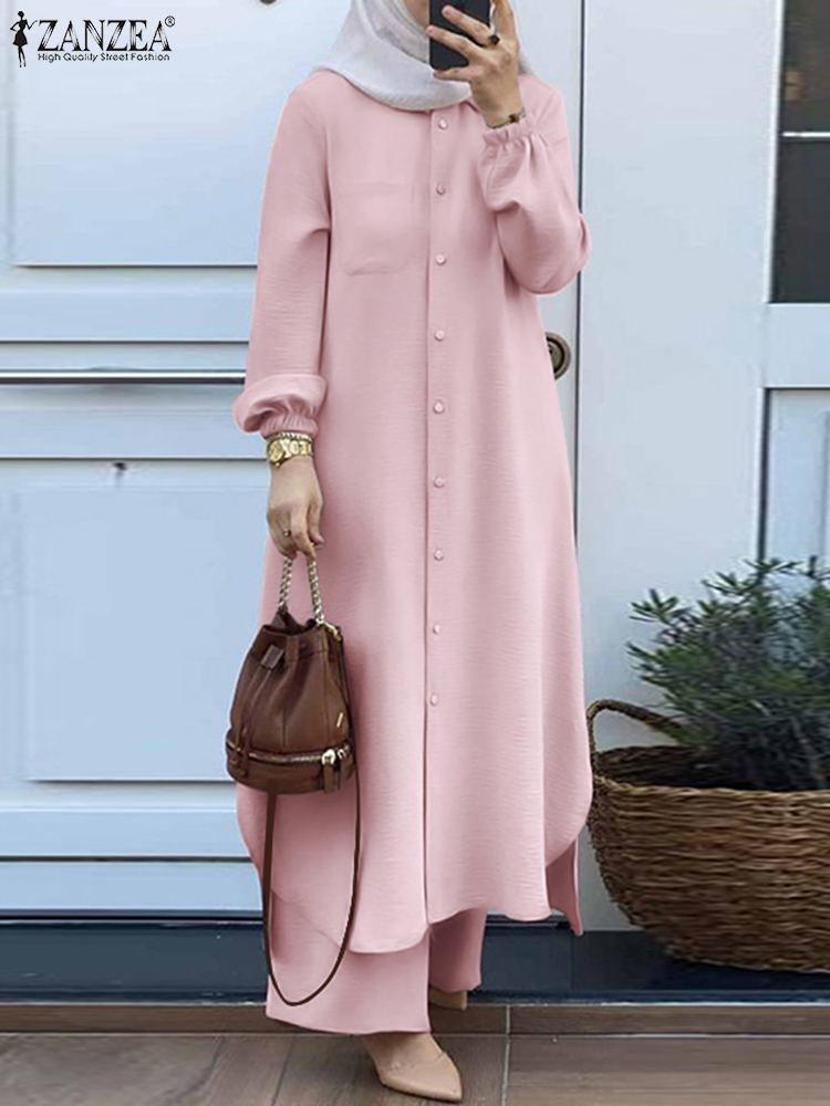 Moda ZANZEA 2 sztuk kobiety mu – Winter Clothing Dubai recenzja i cena