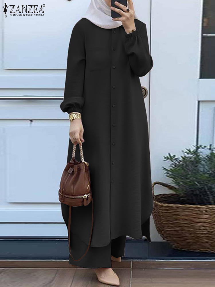 Moda ZANZEA 2 sztuk kobiety mu – Winter Clothing Dubai recenzja i cena