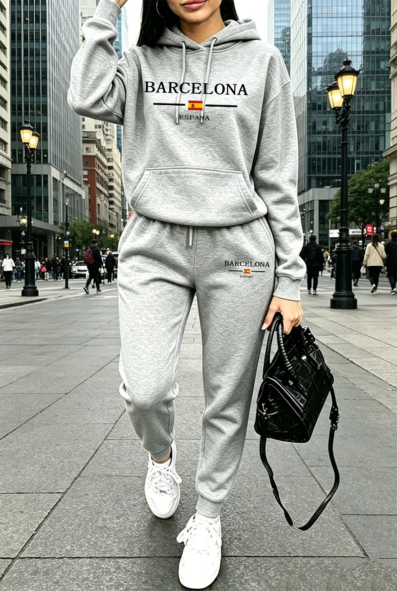 Damski dres sportowy z nadruki – Winter Clothing Hoodie recenzja i cena