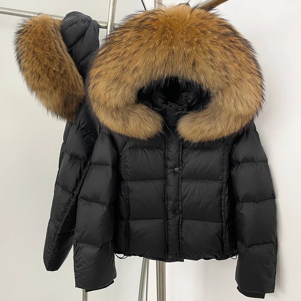 Biały płaszcz puchowy z kaczym – Winter Clothing Store recenzja i cena