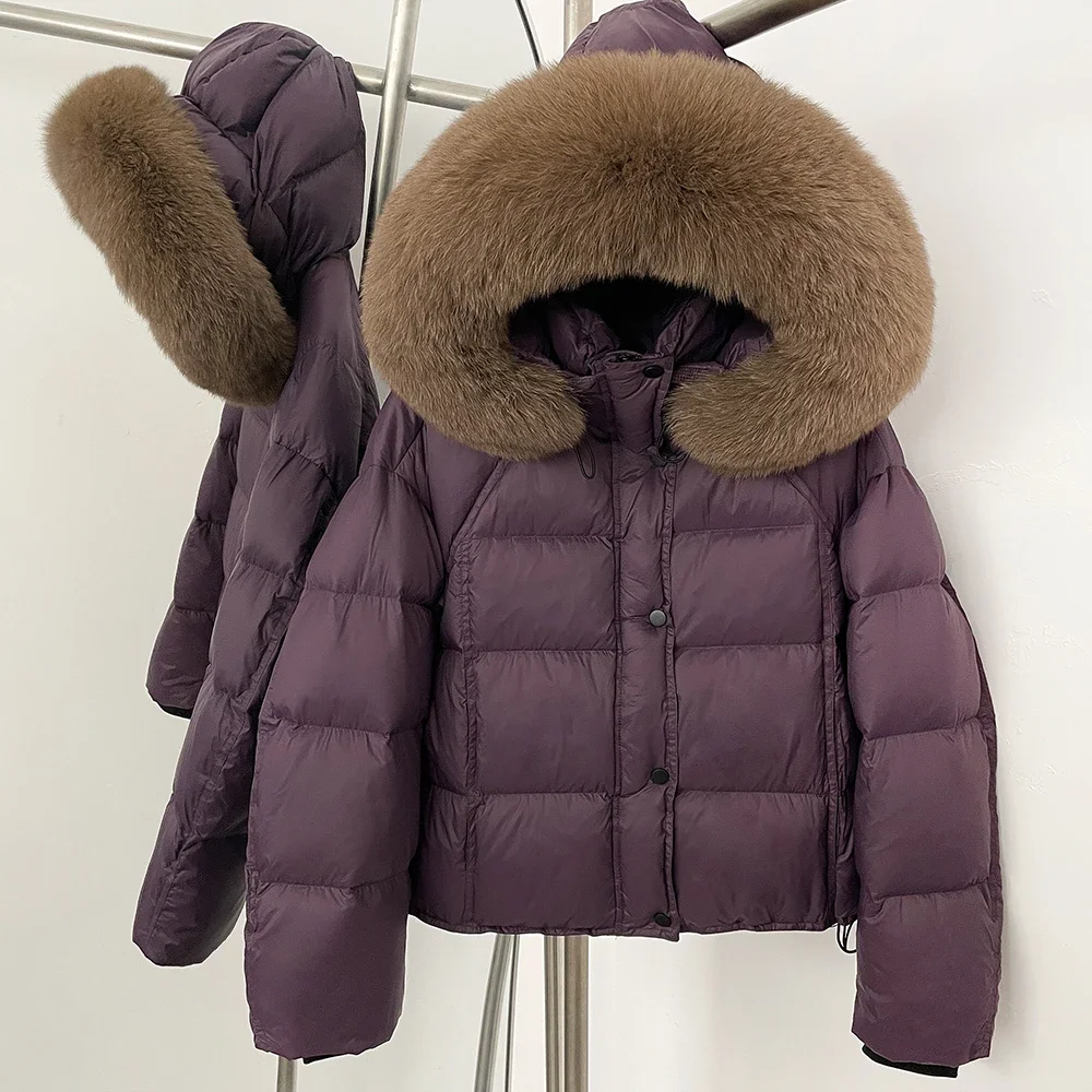 Biały płaszcz puchowy z kaczym – Winter Clothing Store recenzja i cena