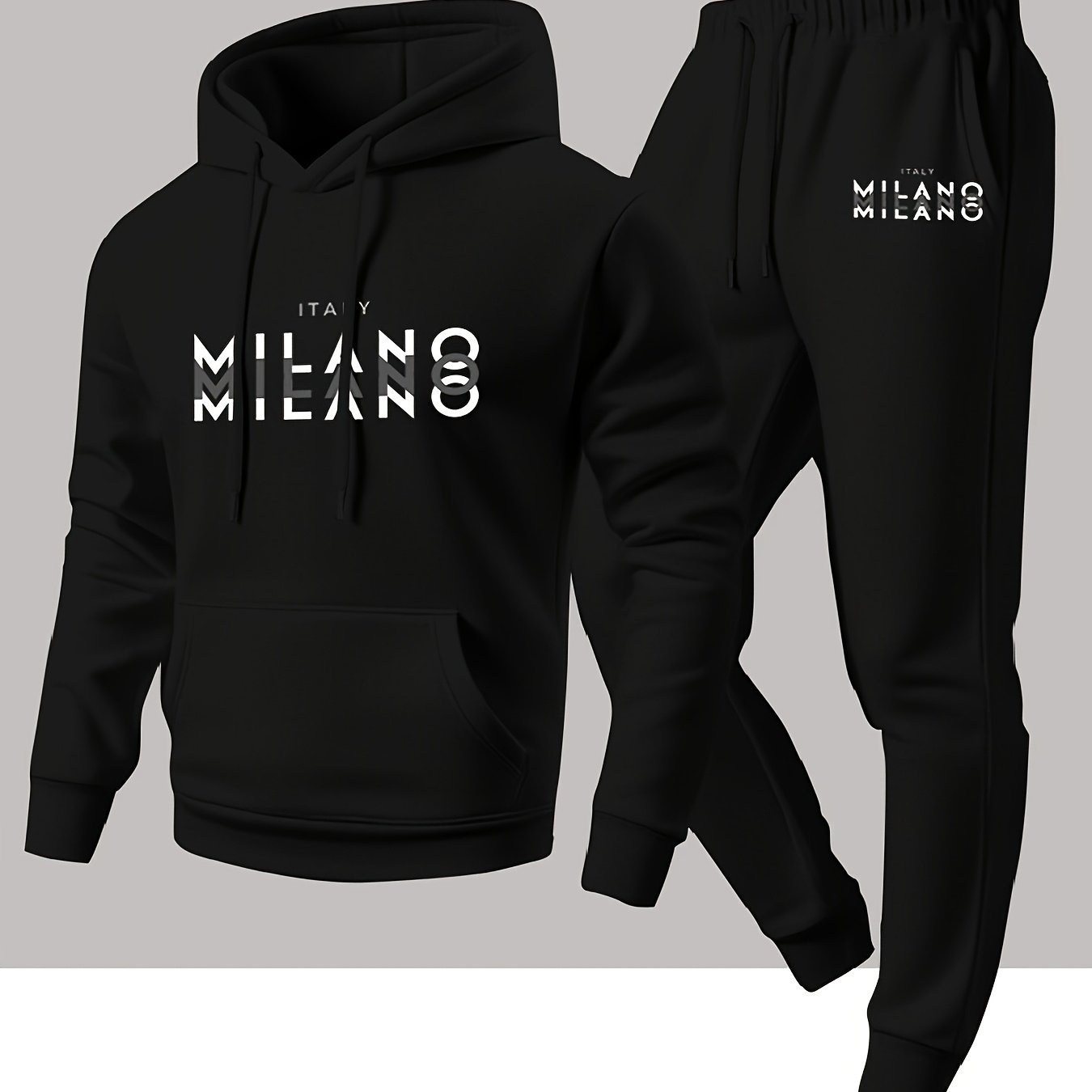 Modny męski zestaw sportowy: b – Winter Clothing Hoodie recenzja i cena
