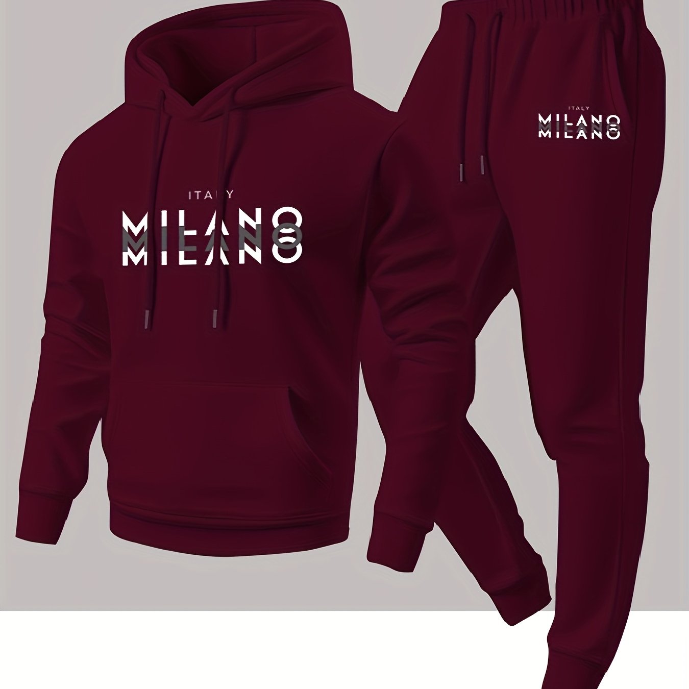 Modny męski zestaw sportowy: b – Winter Clothing Hoodie recenzja i cena