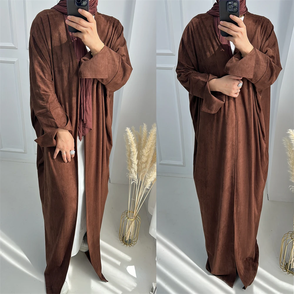 Zimowa otwarta abaja damska za – Winter Clothing Dubai recenzja i cena