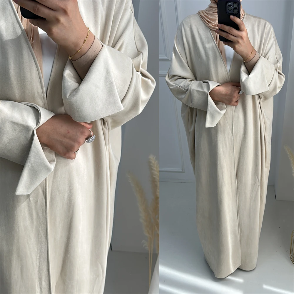 Zimowa otwarta abaja damska za – Winter Clothing Dubai recenzja i cena