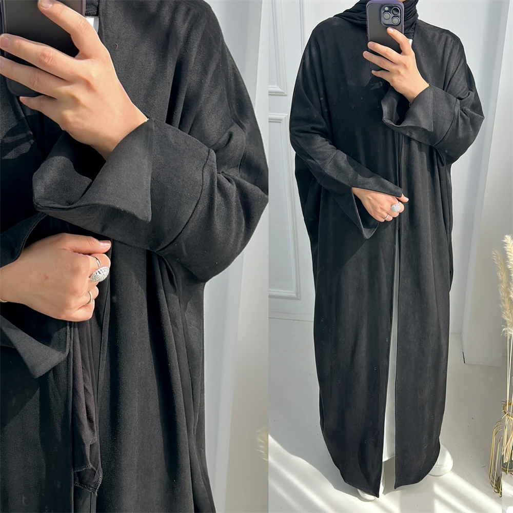 Zimowa otwarta abaja damska za – Winter Clothing Dubai recenzja i cena