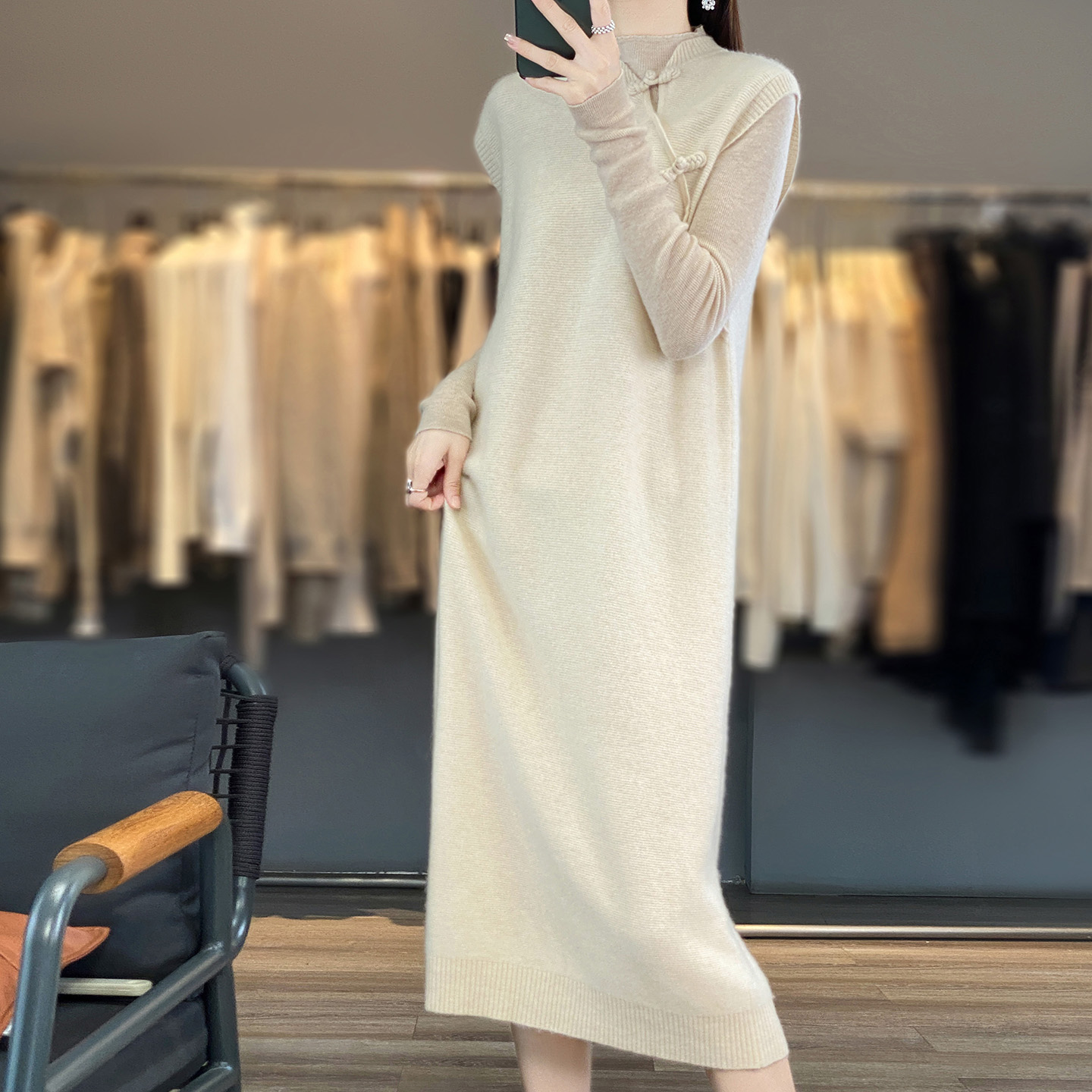 100% Czysta Wełna Damska Jesie – Winter Clothing Layers recenzja i cena